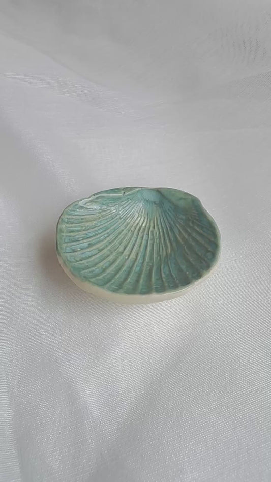 SHORE THING FOR RINGS | Seashell Ring Holder Turquoise